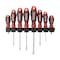 Intertool 8 pcs Screwdriver Set, Phillips & Slotted, Wall Mount Rack VT08-3438 - alternate 1
